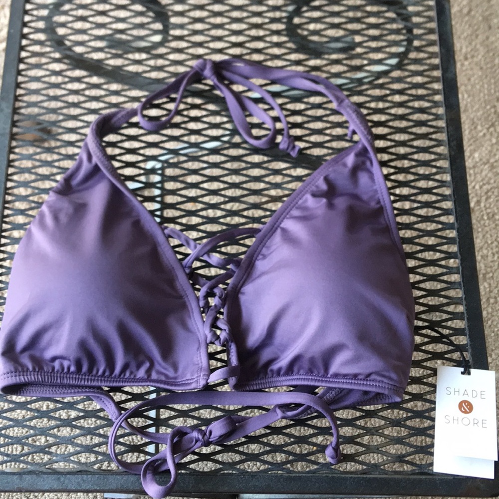 Shade & Shore Bikini top periwinkle